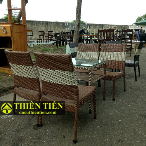 Bộ Bàn Ghế Mây Nhỏ